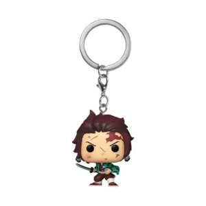 Funko Pocket Pop! Keychain Anime: Demon Slayer - Tanjiro Kamado (Battle Damage) (Exclusive) #874